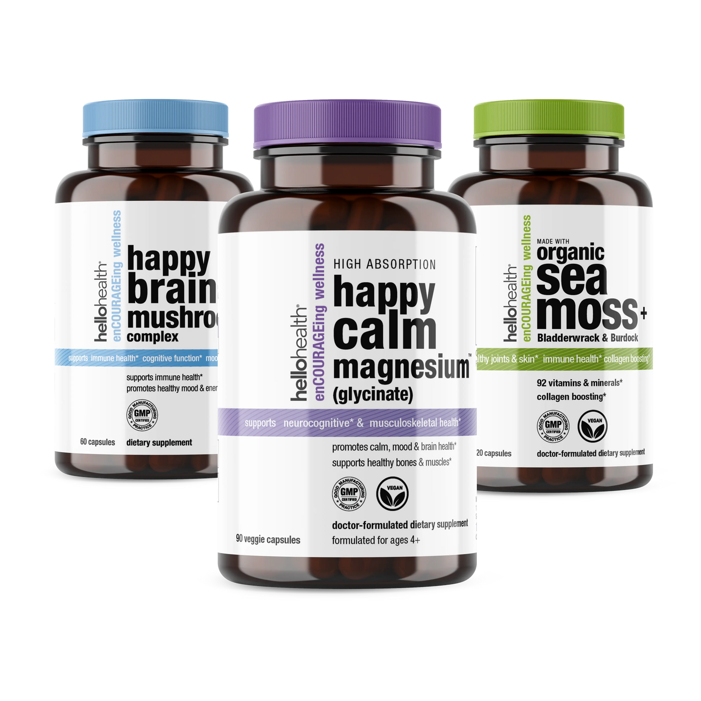 Best Seller Brain, Energy and Sleep Capsule Bundle hellohealth