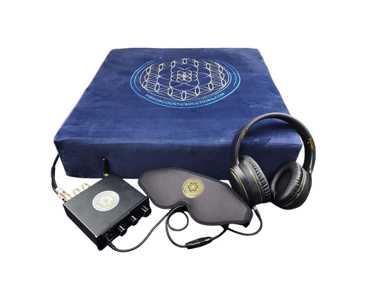 Vibroacoustic Therapy Meditation Cushion bundle with custom amplifier