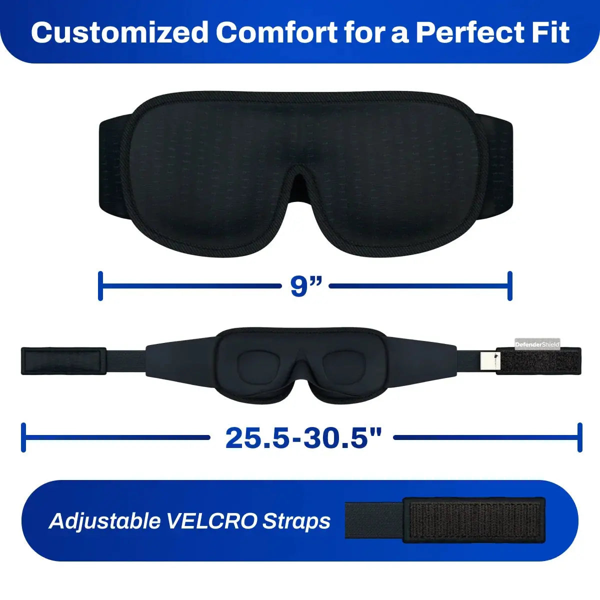 EMF Radiation Protection Sleep Mask DefenderShield