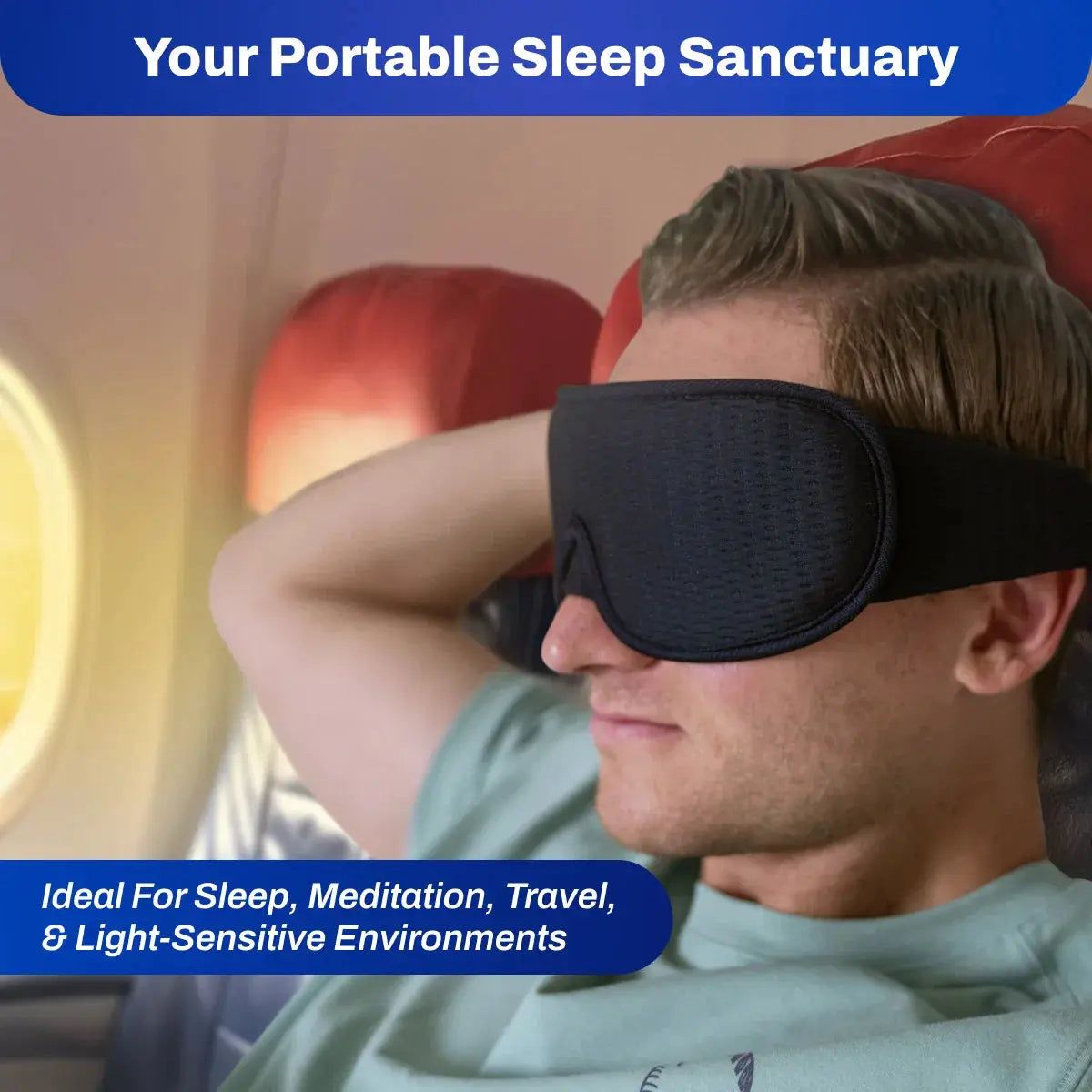 EMF Radiation Protection Sleep Mask DefenderShield