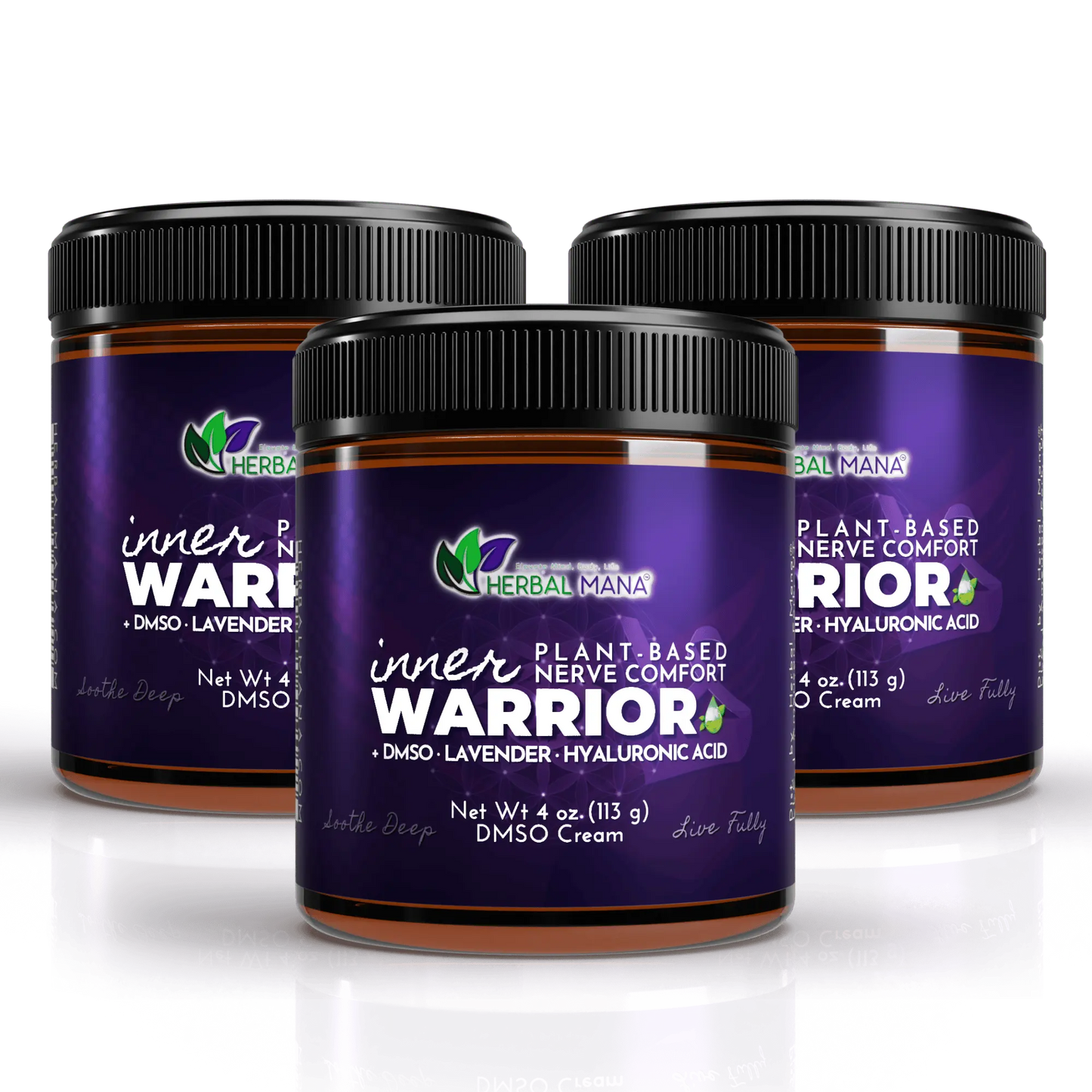 DMSO Cream for Nerve Pain Relief & Sleep | Inner Warrior Herbal Mana