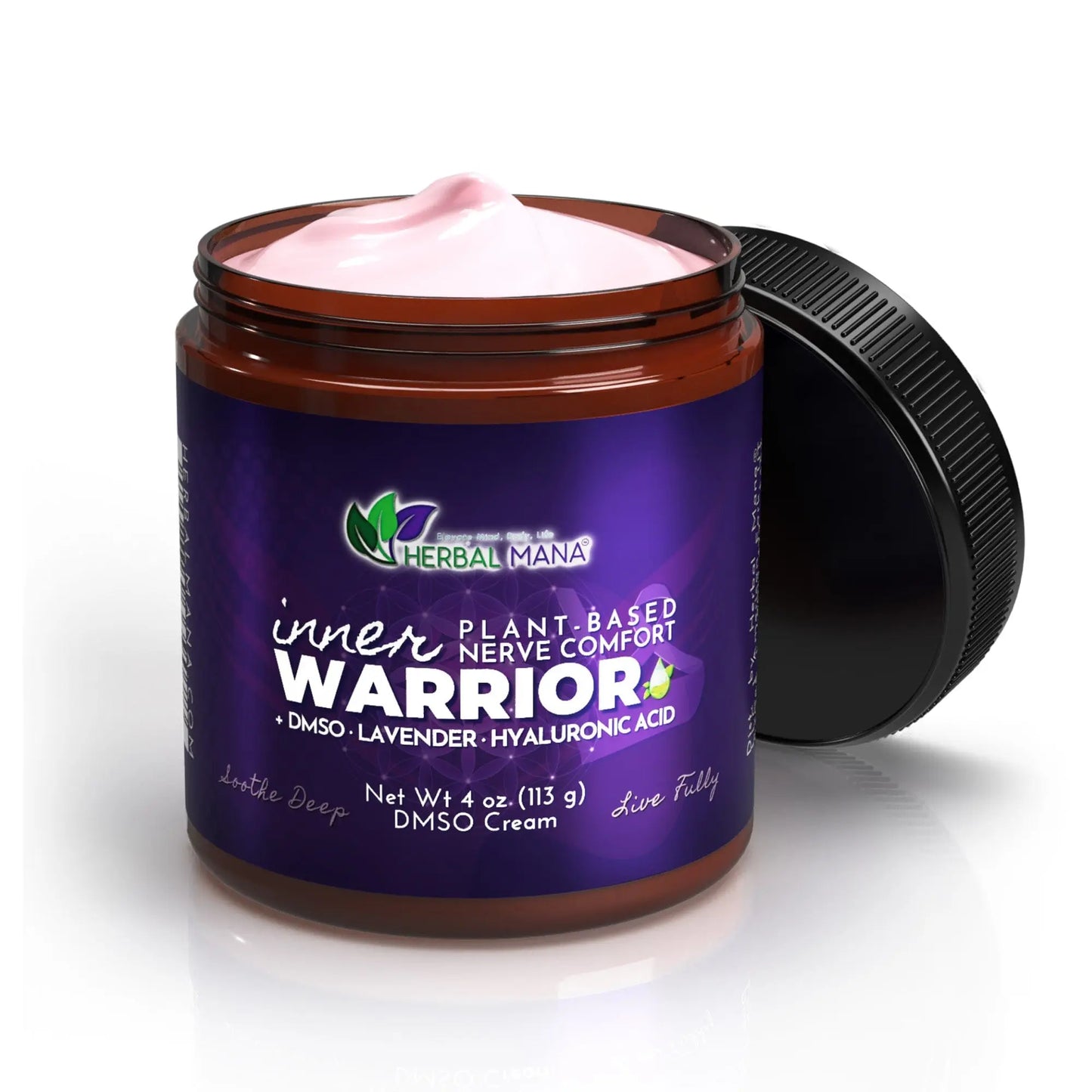 DMSO Cream for Nerve Pain Relief & Sleep | Inner Warrior Herbal Mana
